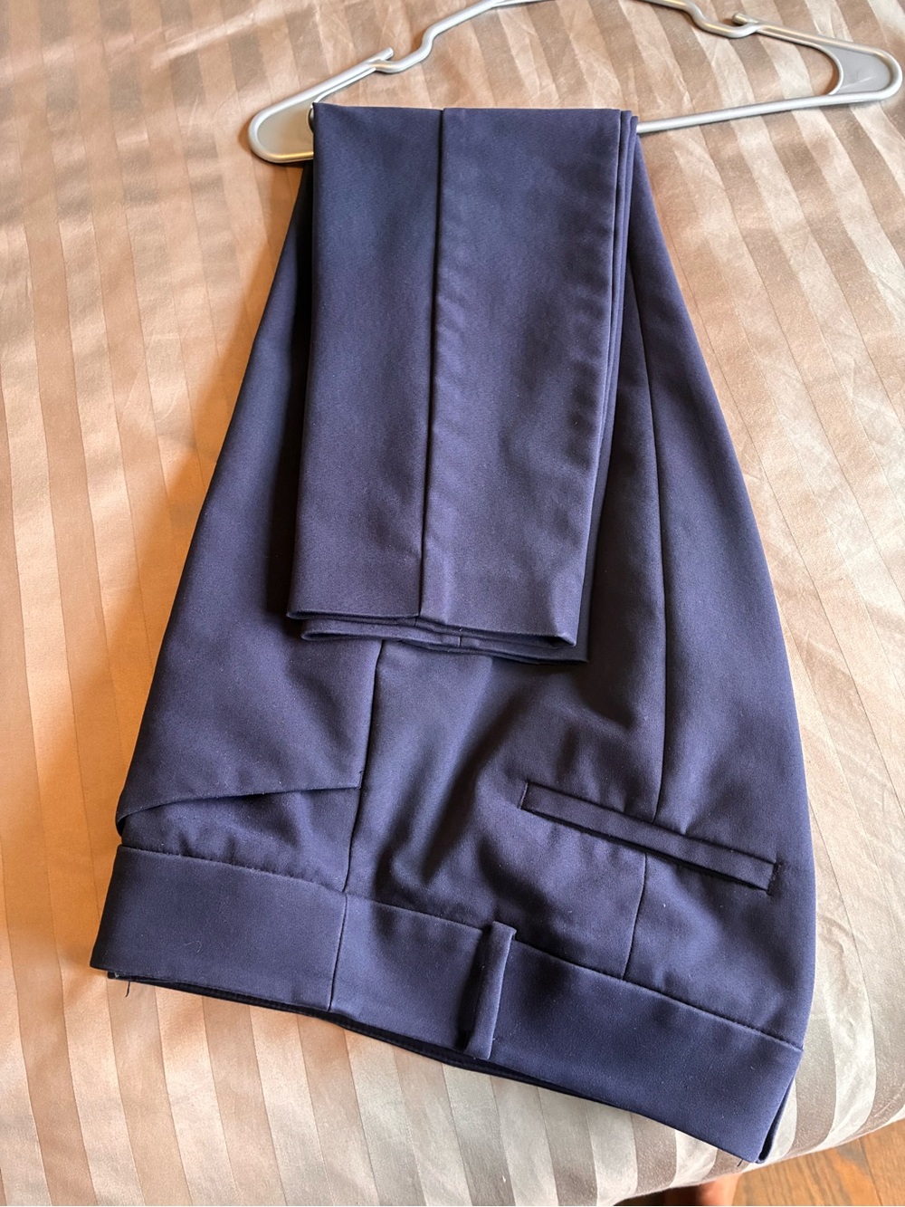 LOFT Navy Julie Skinny Dress Pants size 4